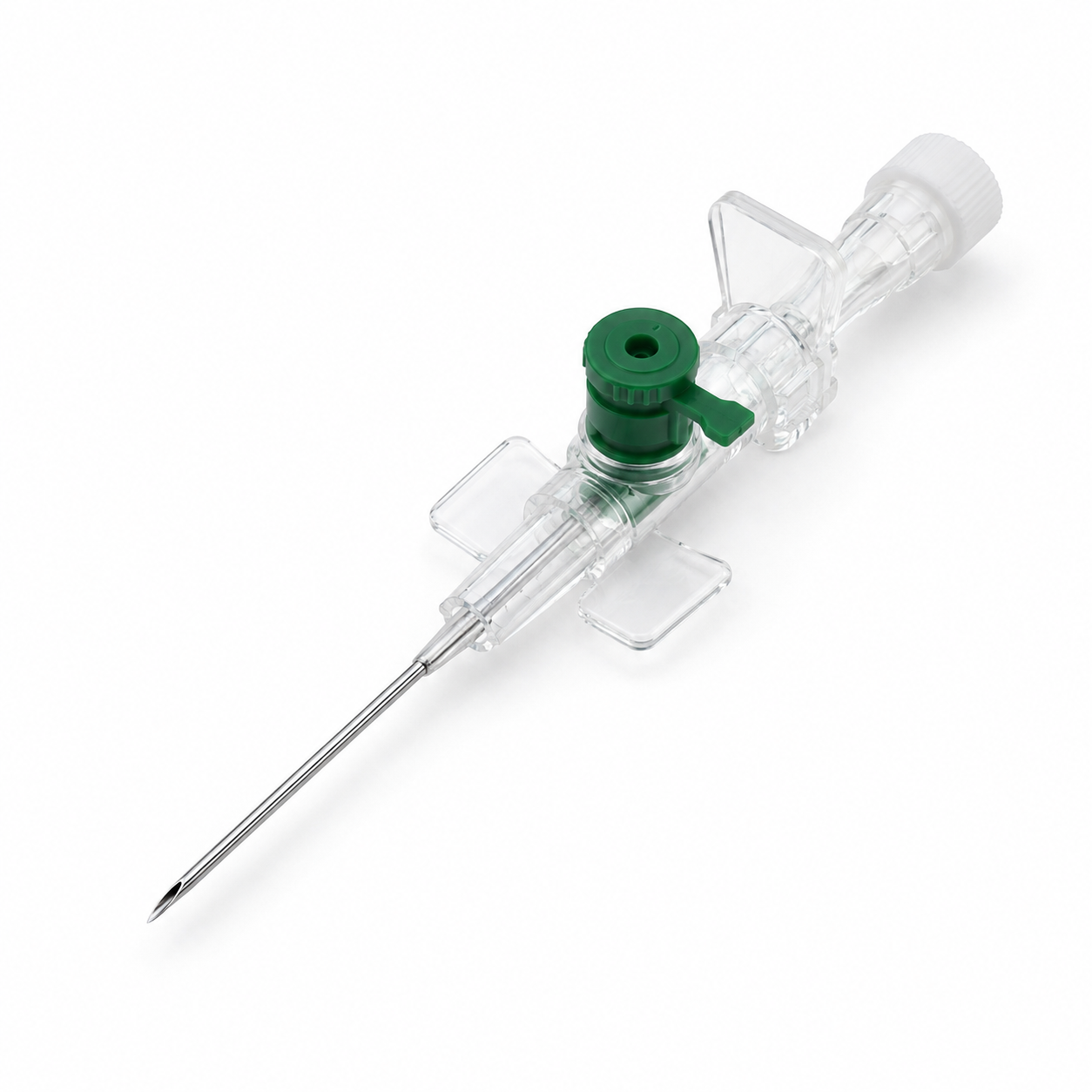 I.V. Cannula with injection valve