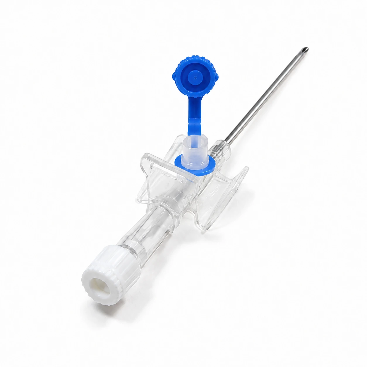 I.V. Cannula with injection valve