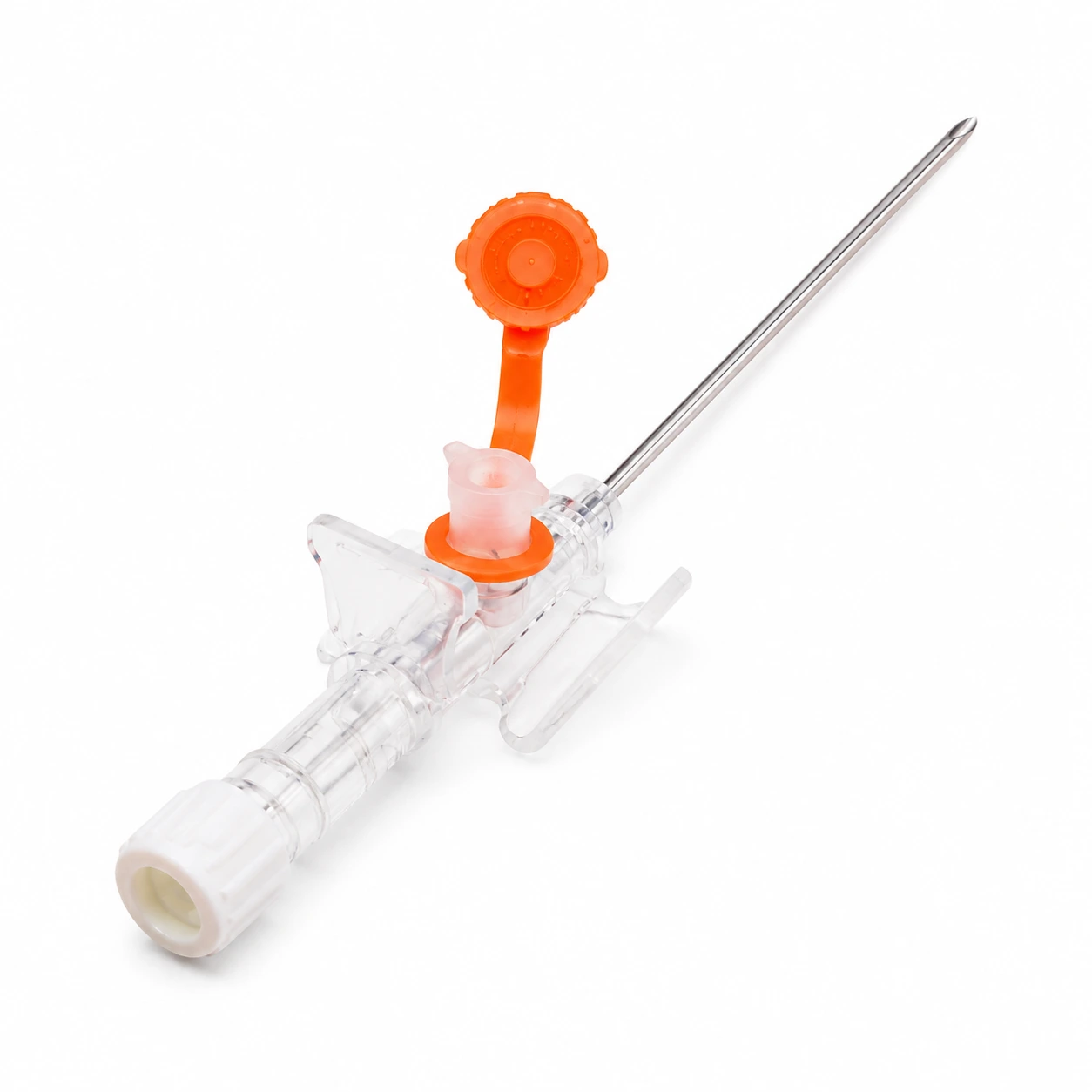 I.V. Cannula with injection valve